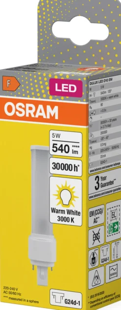 Led dulux d 10 5w 830 g24d-1-Osram Outlet