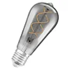 LED Edison 15 fil smoke glass 1800K E27-Osram Discount