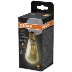 LED Edison 1906 22 gold 2,5W 2400K E27-Osram Outlet