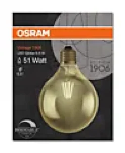 LED Globe G125 54 gold E27-Osram