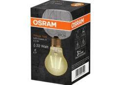 LED lyspære Classic A 22 2,5W 824 gold E27-Osram New
