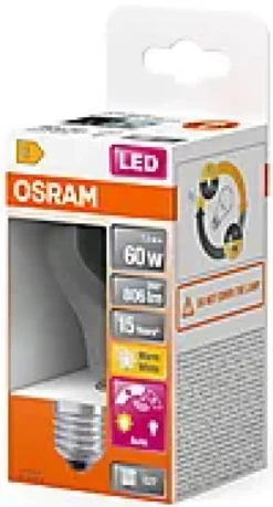 LED lyspære Classic A60 7,3W 2700K daylight sensor E27-Osram Best