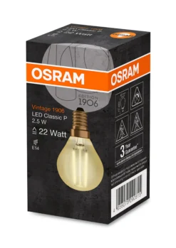 LED lyspære CLP 22 2,5W 824 gold E14-Osram Hot
