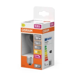 Led Lyspære E27 Classic A60 806lm klar Dimbar-Osram Clearance