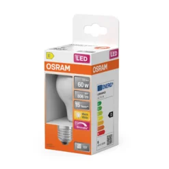 Led Lyspære E27 Classic A60 806lm matt Dimbar-Osram New