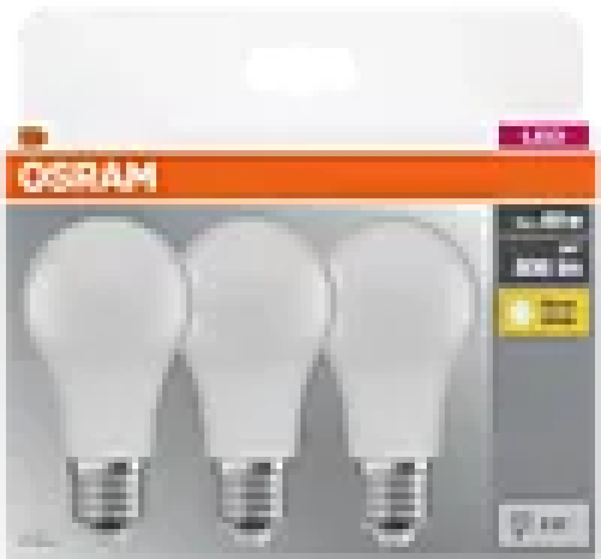 Led Lyspære E27 Classic A60 806lm matt Hs 3stk-Osram Hot