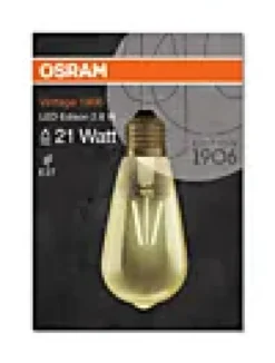 LED lyspære1906 Edison 22 2,8W 824 gold E27-Osram