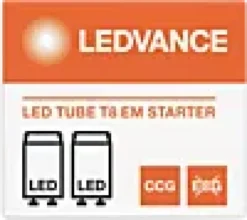 Led Lysrør Starter T8 2stk-Ledvance Clearance