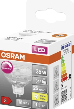 LED MR16 35 dim 2700K GU5.3-Osram