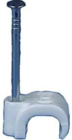 Ledningsklammer 6-9mm oval 10stk-Gelia