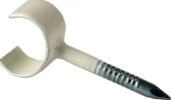 Ledningsklammer 7-10mm rund med 25mm stift 10stk-Gelia New