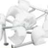 Ledningsklammer TC 6-9mm hvit oval 10stk-Valux Online