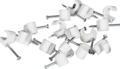 Ledningsklammer TC 7-10mm rund hvit 10stk-Valux Hot