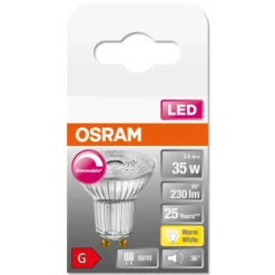 LED PAR16 35 dim 2700K GU10-Osram New