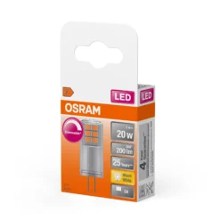 Led Pin G4 20 200lm klar Dimbar Varmhvit-Osram Discount