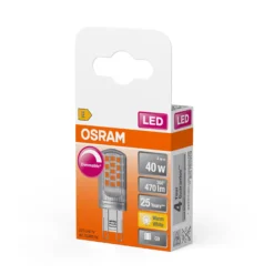 Led Pin G9 40 470lm klar Dimbar Varmhvit-Osram Outlet