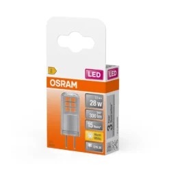 Led Pin Gy6,35 28 300lm klar Varmhvit-Osram Discount