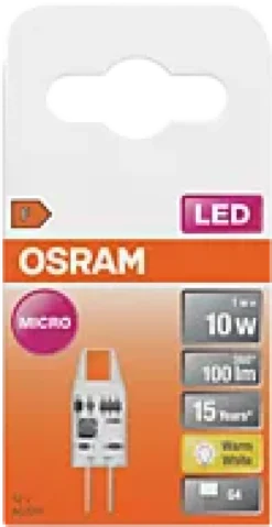 LED pin 10 1W 2700K G4-Osram Outlet