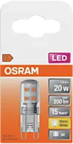 LED pin 20 1,9W 2700K G9-Osram New