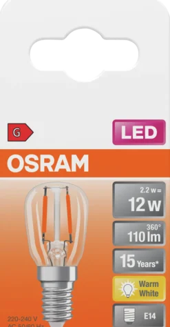 LED Special T26 10 2,2W 2700K E14-Osram