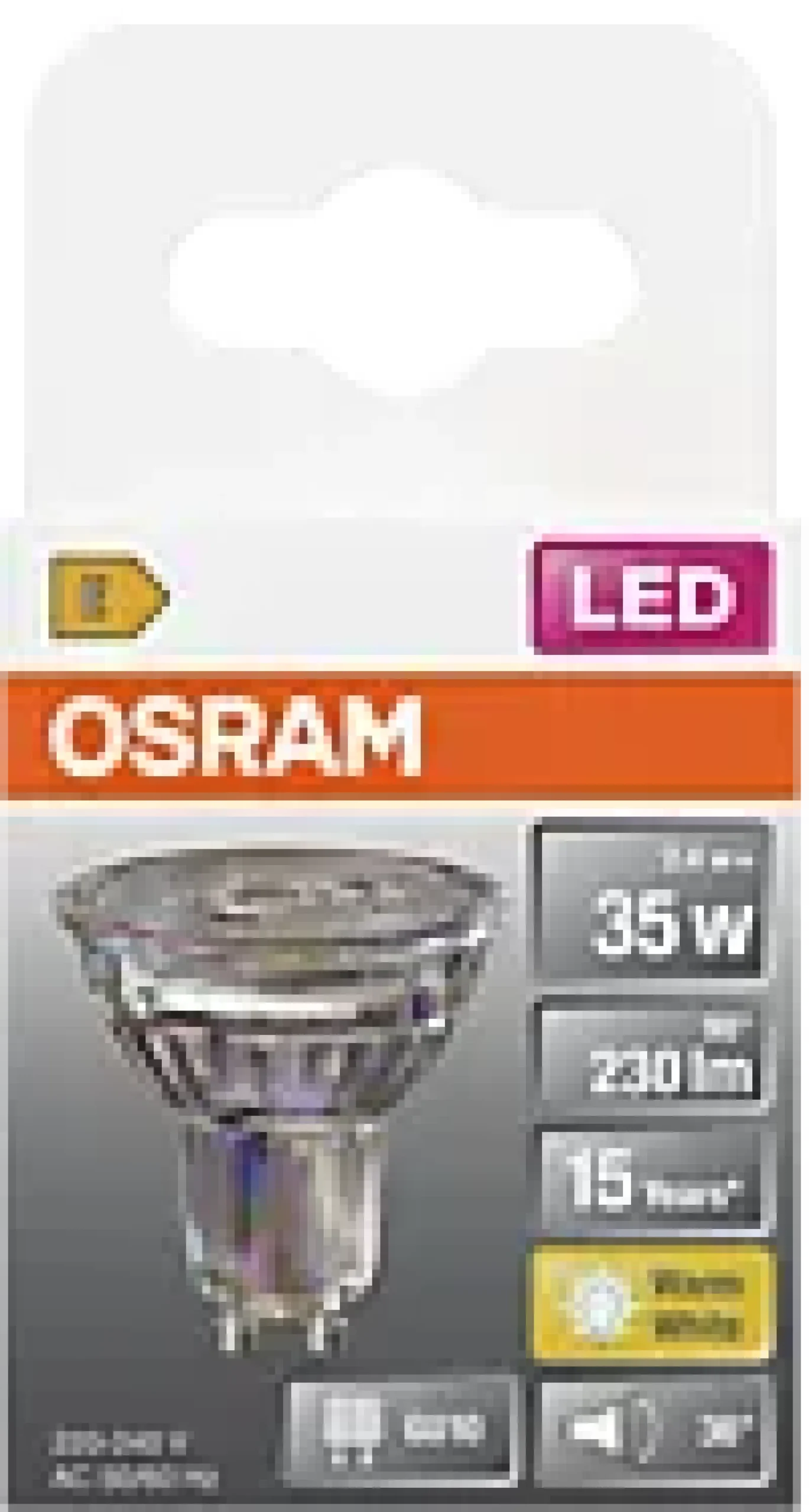 Led Spot Gu10 Par16 35 230lm Varmhvit-Osram Online