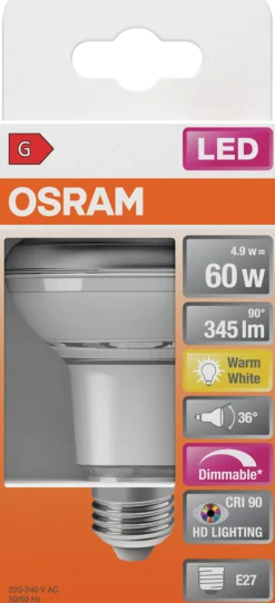 LED Spot R63 60 5,9W 2700K dim E27-Osram