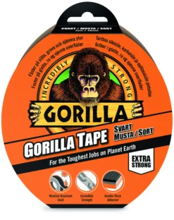 Lerretstape sort 48mmX32m-Gorilla Sale