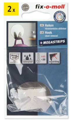 Limkrok rund 35mm stål 2stk-Fix O Moll Best