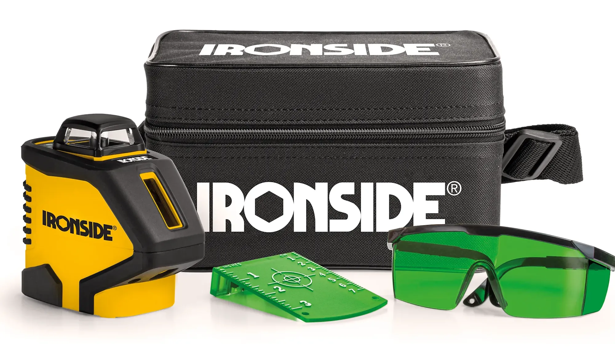 Linjelaser grønn 360 grader-Ironside Outlet