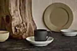 Lunsjtallerken Ø23cm Rhombe Earth Clay-Lyngby porcelæn Hot