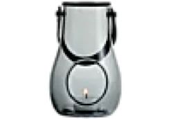 Lykt med hank Design With Light smoke 16cm-Holmegaard Best