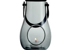 Lykt med hank Design With Light smoke 16cm-Holmegaard Best