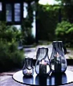 Lykt med hank Design With Light smoke 16cm-Holmegaard Best
