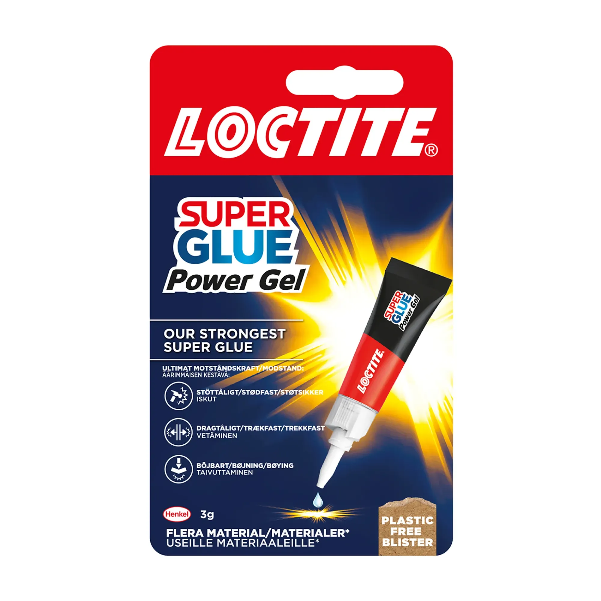 Lynlim gele 3g-Loctite New