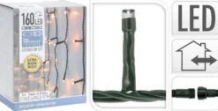Lyslenke Istapper 160ledlys varmhvit (extension uten adaptor) IP44 3m-Ki Online