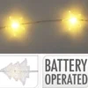 Lyslenke 100ledlys med transparent dekorasjon varmhvit IP44 3m-Ki Online