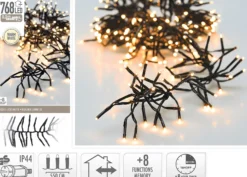 Lyslenke 768ledlys varmhvit IP44 5,6m-Ki Hot