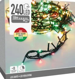 Lyslenke String 240ledlys 3 farger IP44 18m-Ki Clearance