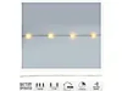 Lyslenke Wire 192ledlys varmhvit batteridrevet IP44 14,5m-Ki Sale