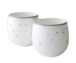 Lyslykt 8cm Julemorgen Girlander 2stk-Wik & walsøe