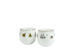Lyslykt 8cm Julemorgen Story 2stk-Wik & walsøe Sale
