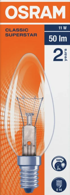 Lyspære Classic E14 11W-Osram Sale