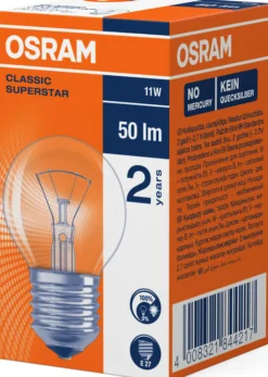Lyspære Classic E27 11W-Osram Online