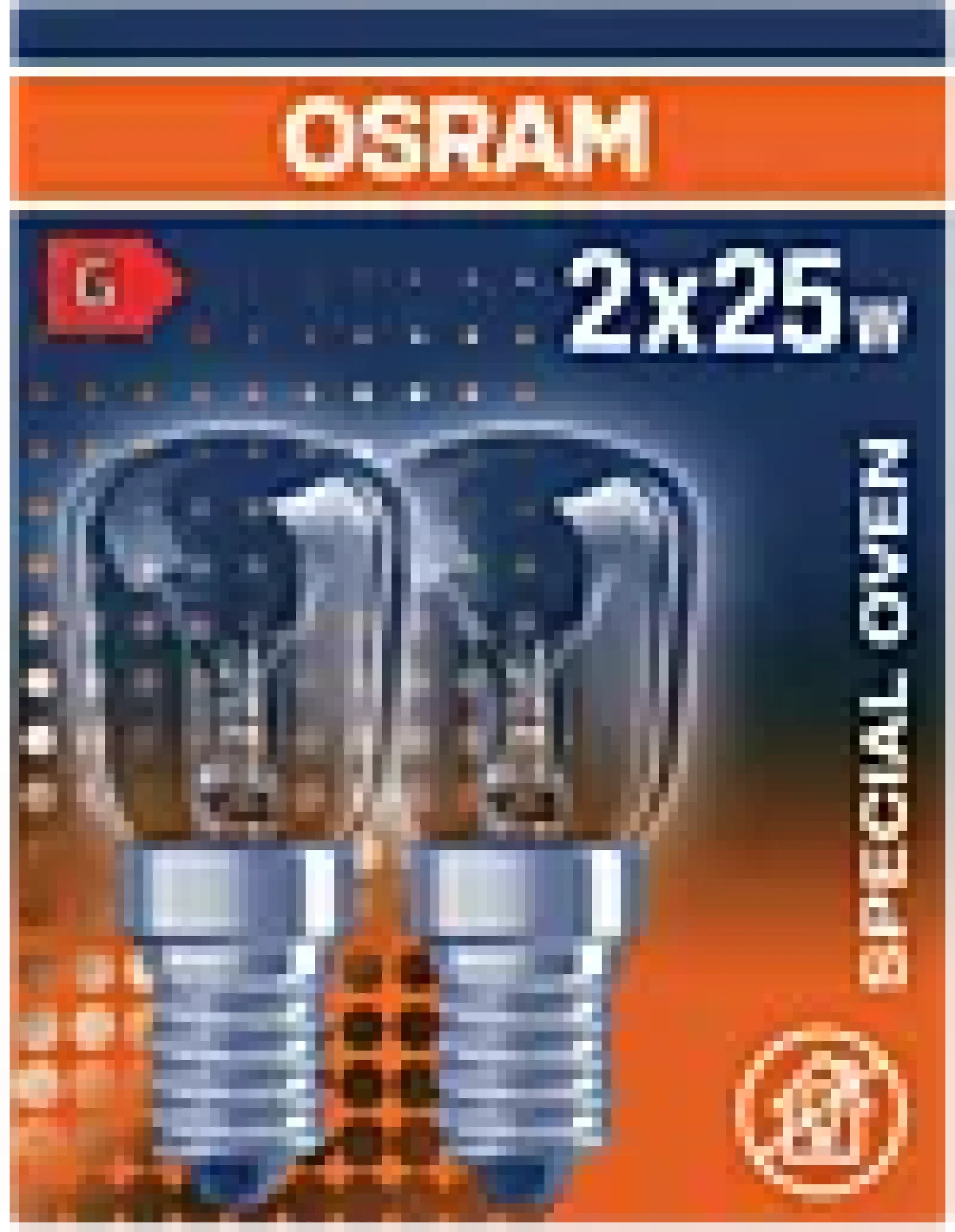 Lyspære mini E14 25W 2stk-Osram Sale
