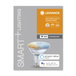 Lyspære smart+wifi PAR16 50 tw 5W GU10-Ledvance Online