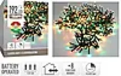 Lysslynge Cluster Lights 192ledlys 3 farger 1,4m-Ki New