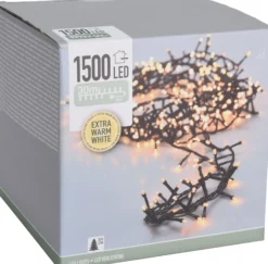Lysslynge 1500ledlys ekstra varmhvit IP44 30m-Ki Discount