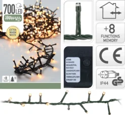 Lysslynge 700ledlys ekstra varmhvit 14m-Ki Sale