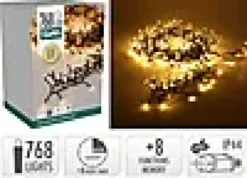 Lysslynge Treecluster 768ledlys ekstra varmhvit 9,9m-Ki Clearance