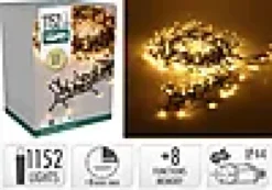 Lysslynge Treecluster 1152ledlys ekstra varmhvit IP44 15m-Ki Clearance
